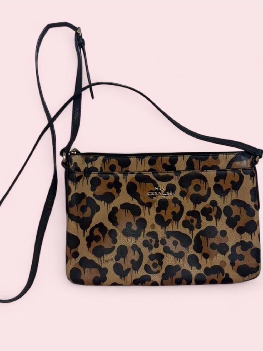 Coach Leopard Print Crossbody